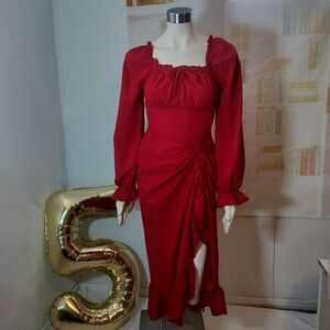 & Other Stories Scarlet Long Sleeve Dress